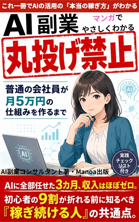 『AI副業 丸投げ禁止』表紙