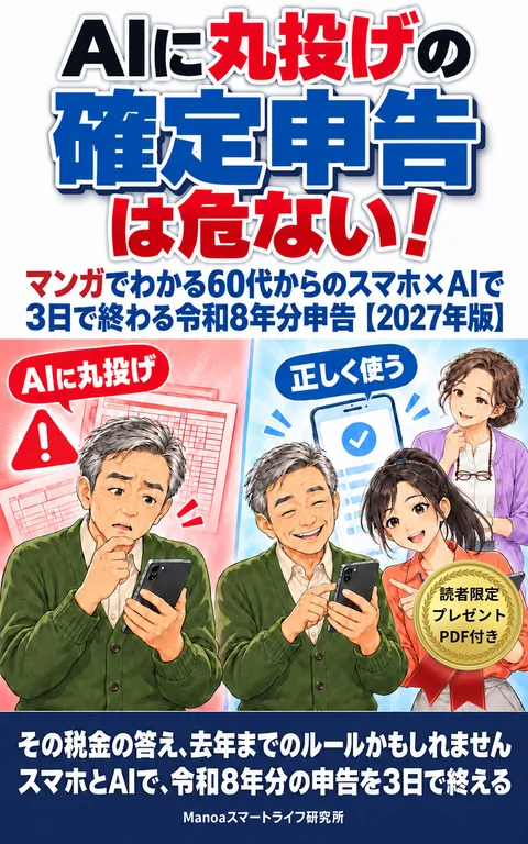 『AIに丸投げの確定申告は危ない！』表紙